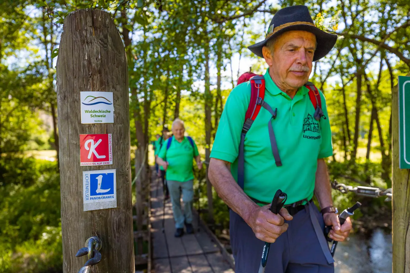 Die Waldeckische Schweiz 2 wanderteam durch der waldeckischen schweiz – Edlake 2022