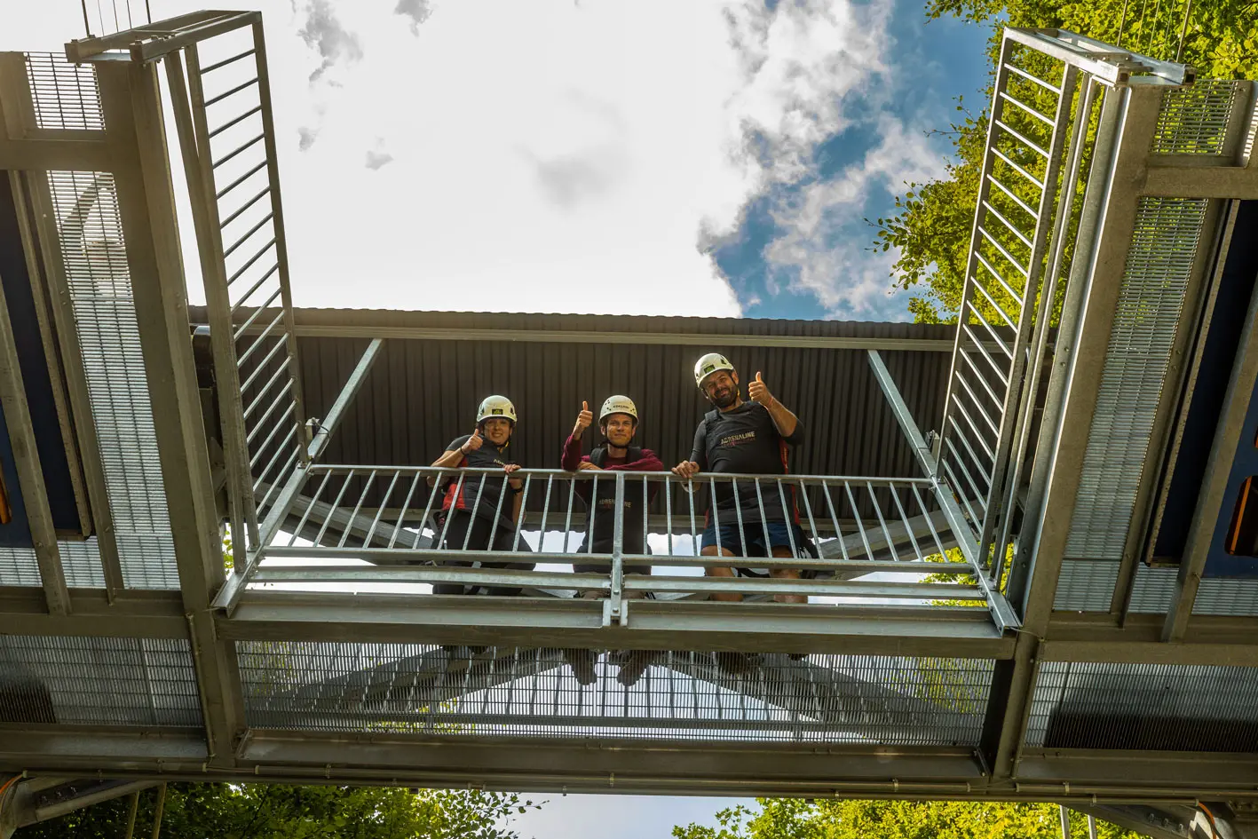 Die Megazipline Astenkick Winterberg.