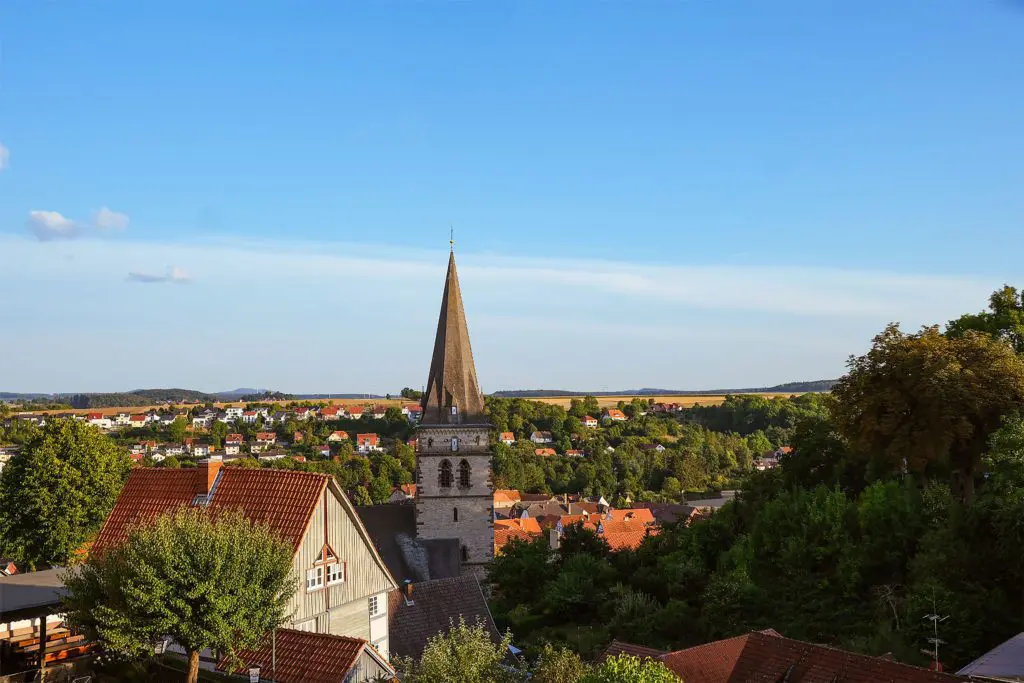 Warburg aus der Höhe