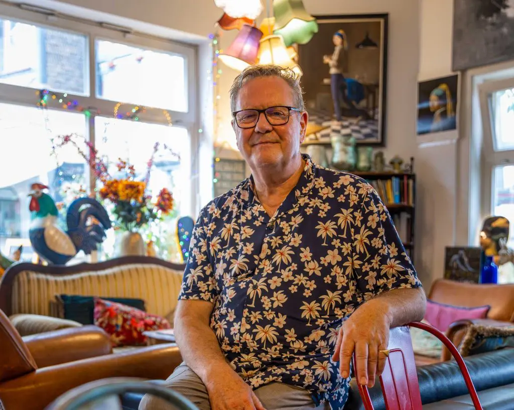 Cor van Leeuwen in seinem Restaurant